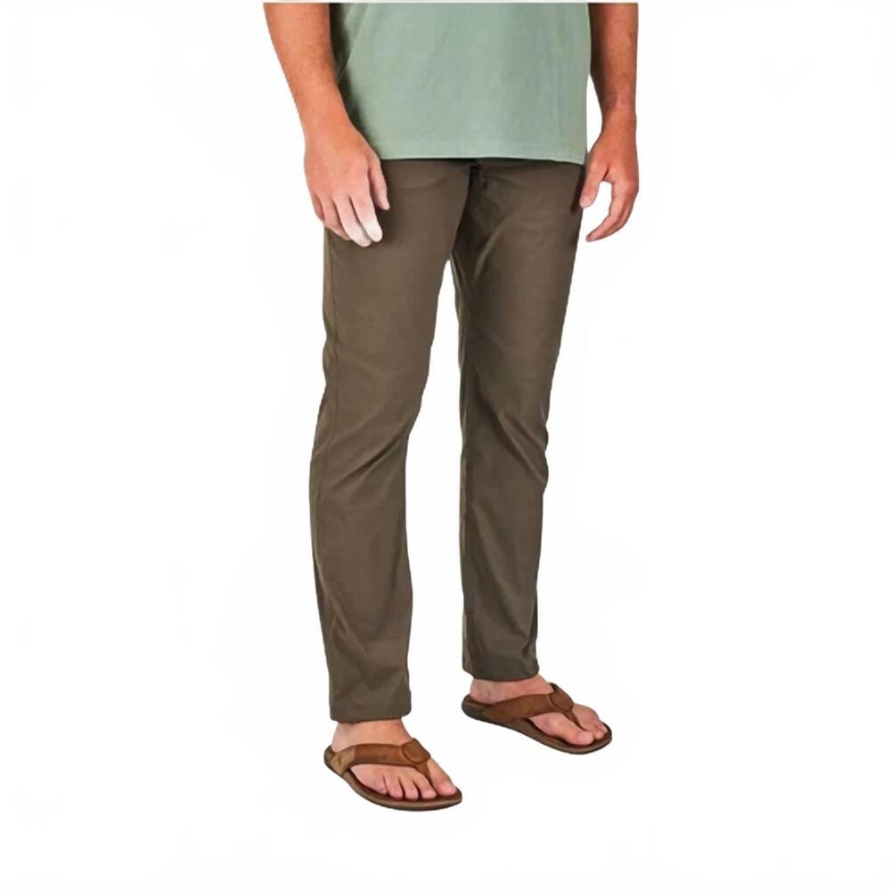 NEW MARSH WEAR escape slim straight fit pants in canteen